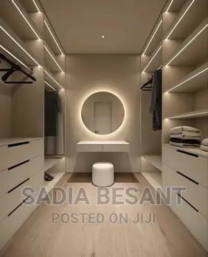 Luxury Walk-in Closet Interior Design