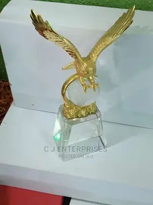 Glass Sculptural Award Plaque G5