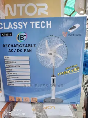 18" Rechargeable Fan