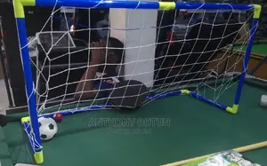 ￼ Children Football Goal Post Set
And Ball