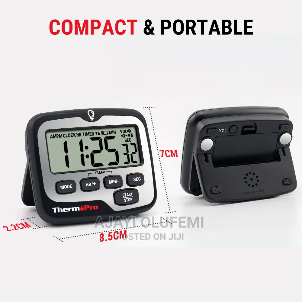 Thermopro TM01 Digital Clock / Cooking Timer.