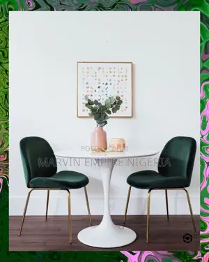 Luxury Dinning Set of a Table and Two Chairs