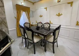 Brand New Quality Wooden Dining With Quality Six Chairs