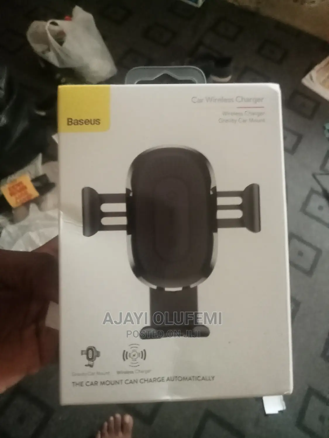 Baseus Car Phone Holder / Wireless Charger.