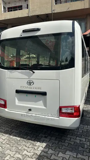 New Toyota Coaster 2025 White