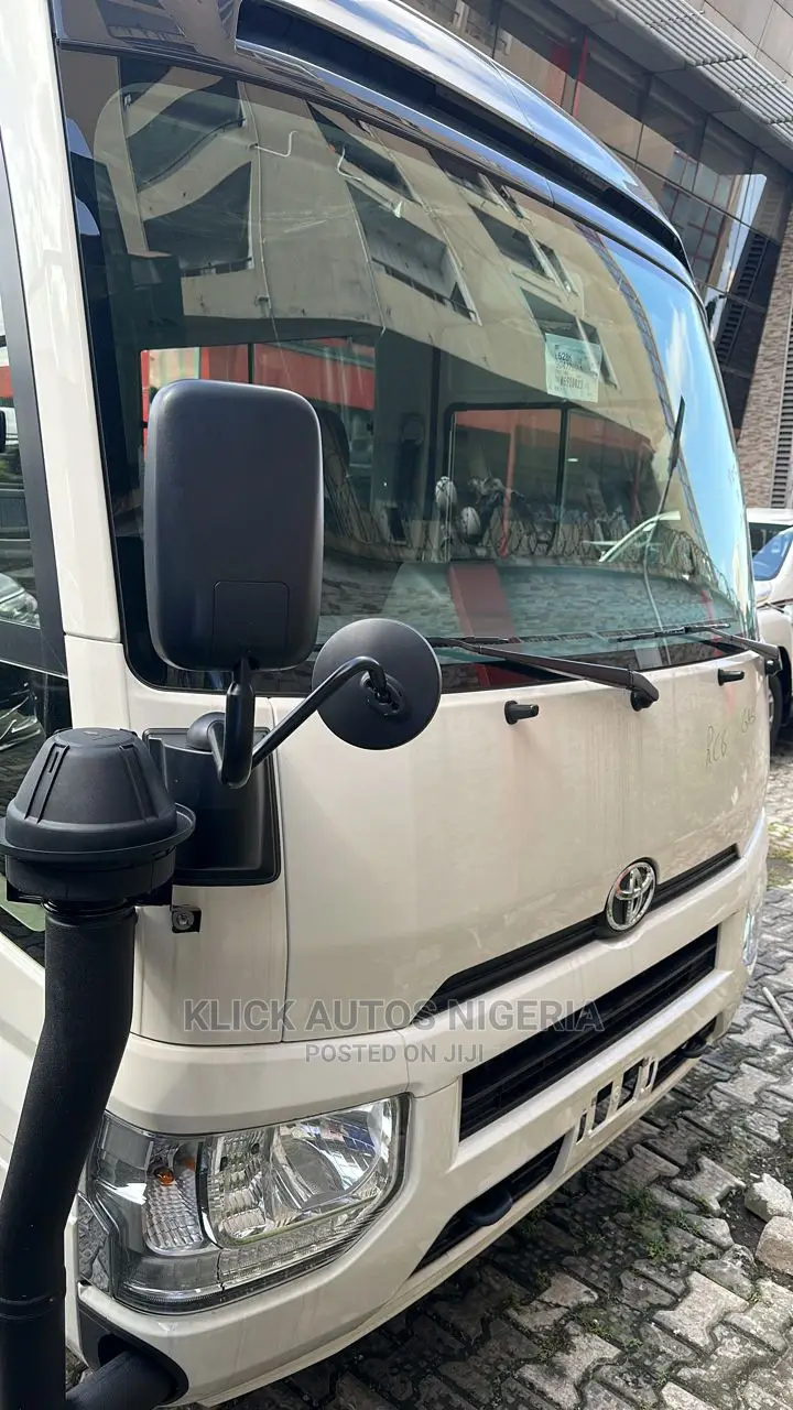 New Toyota Coaster 2025 White