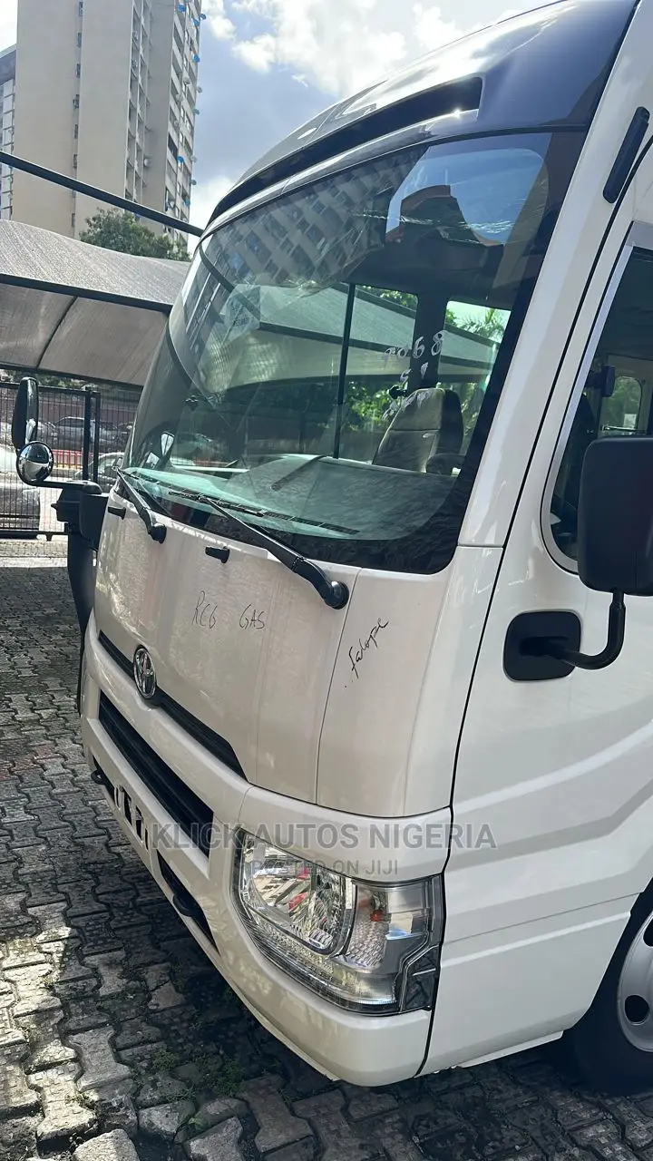 New Toyota Coaster 2025 White
