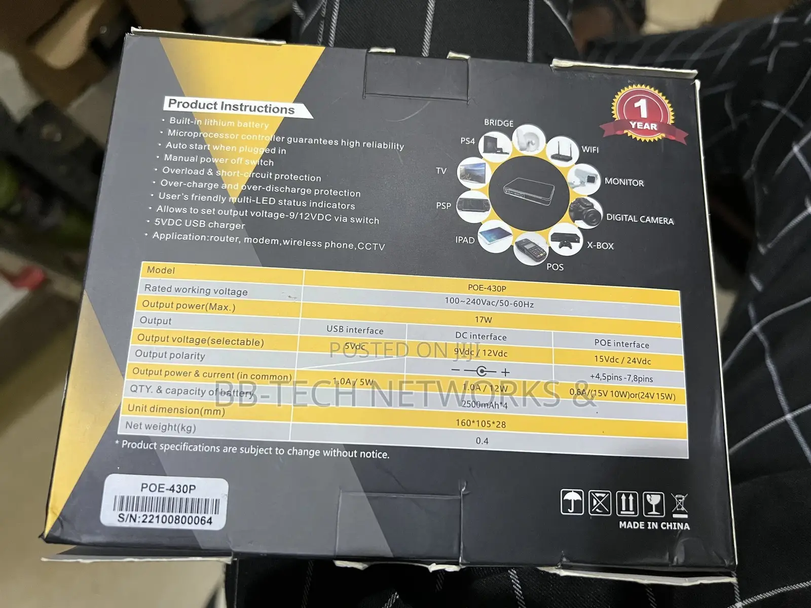 Mini Dc Ups Powerbank for Router