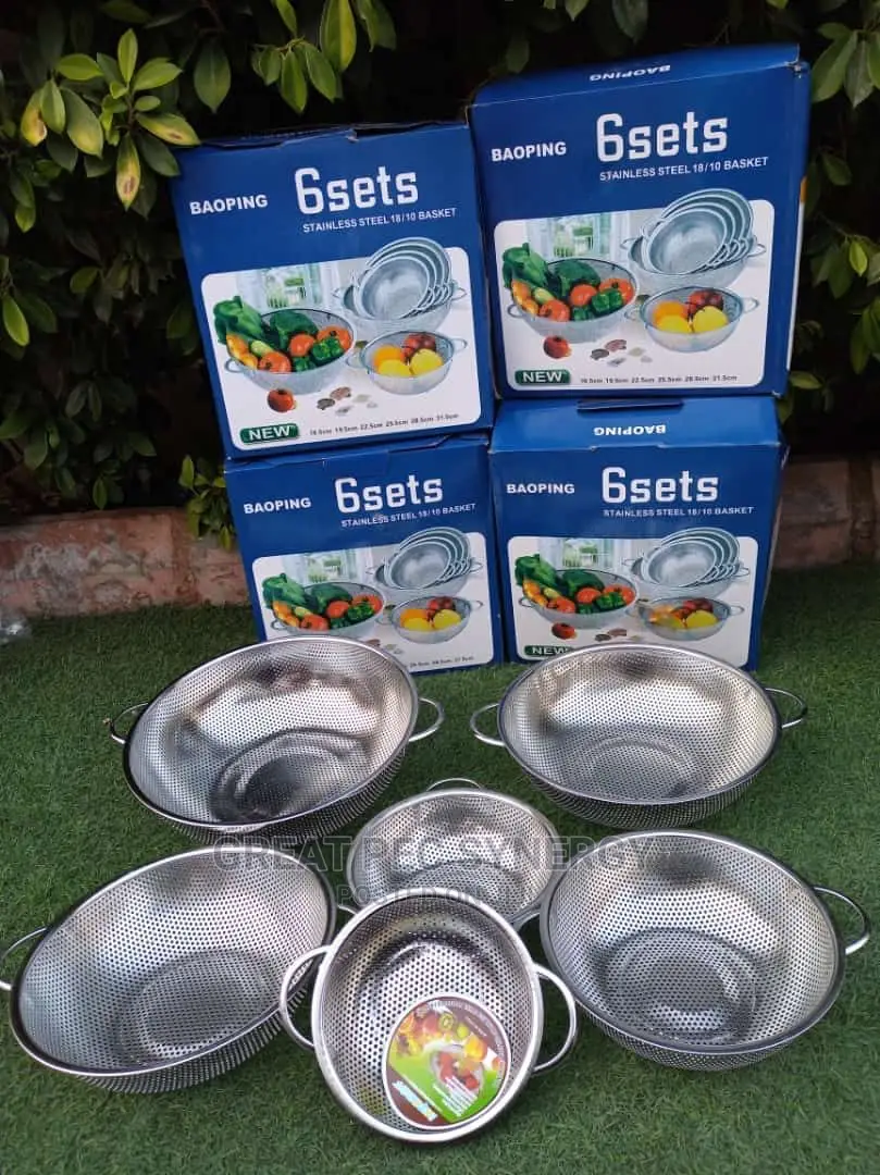 6 Pieces Sieve (Stainless Strainer) - Colander