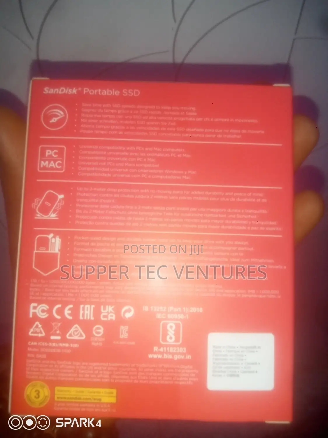 Sandisk Portable SSD 1tb
