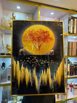 Luxury Crystal Stoned Acrylic Wall Frames