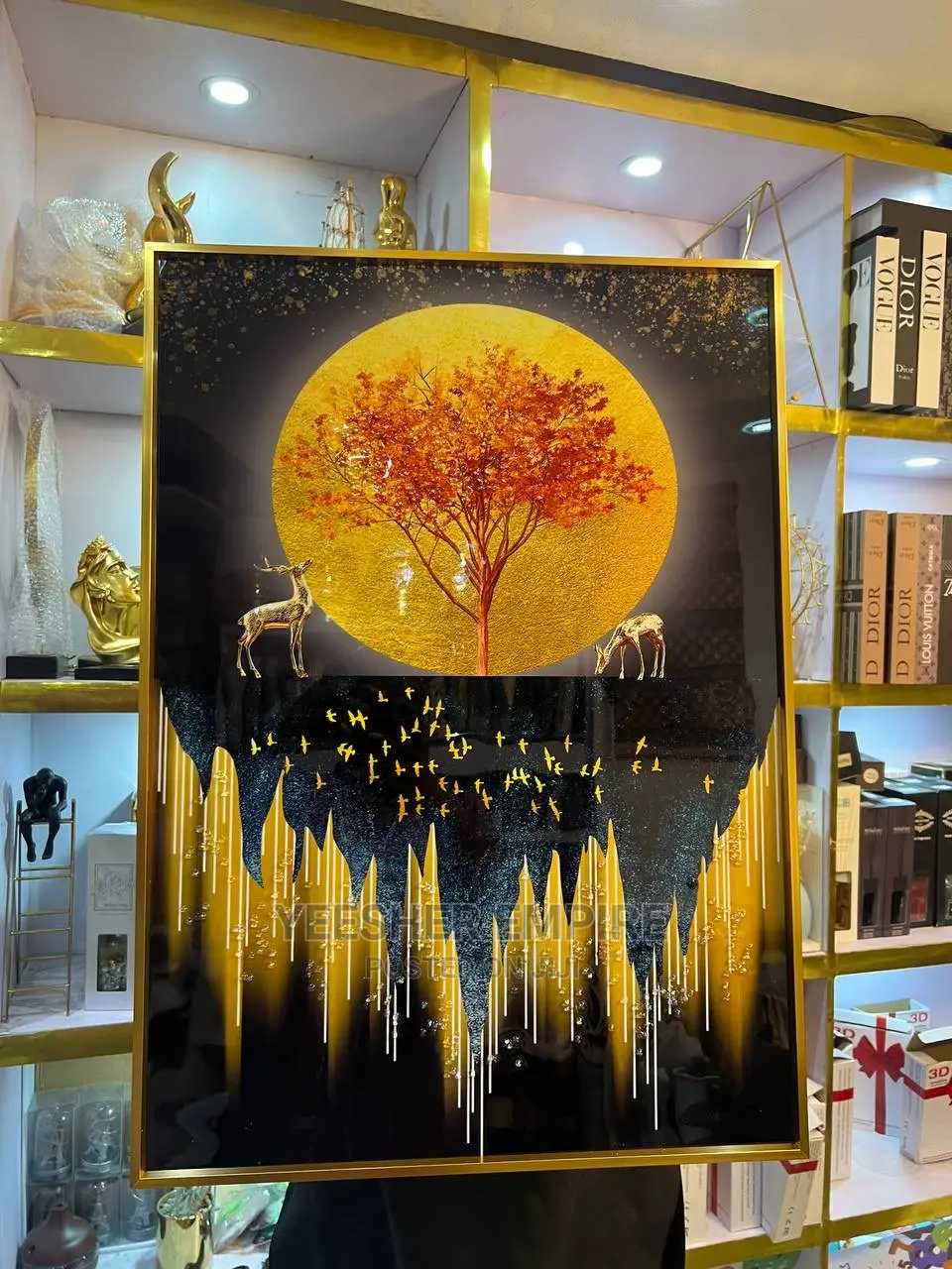 Luxury Crystal Stoned Acrylic Wall Frames