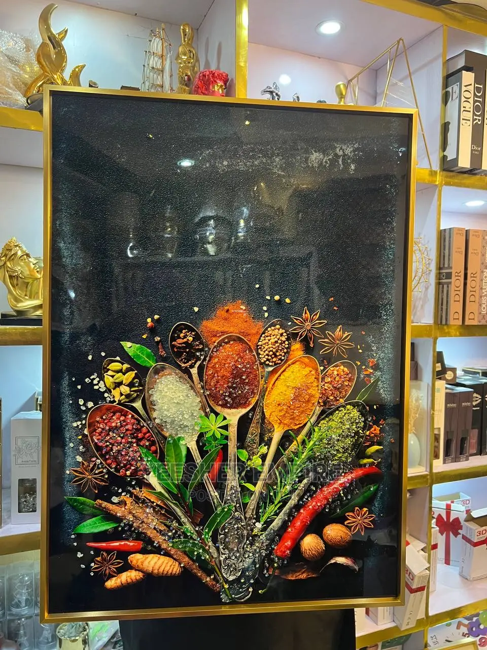 Luxury Crystal Stoned Acrylic Wall Frames