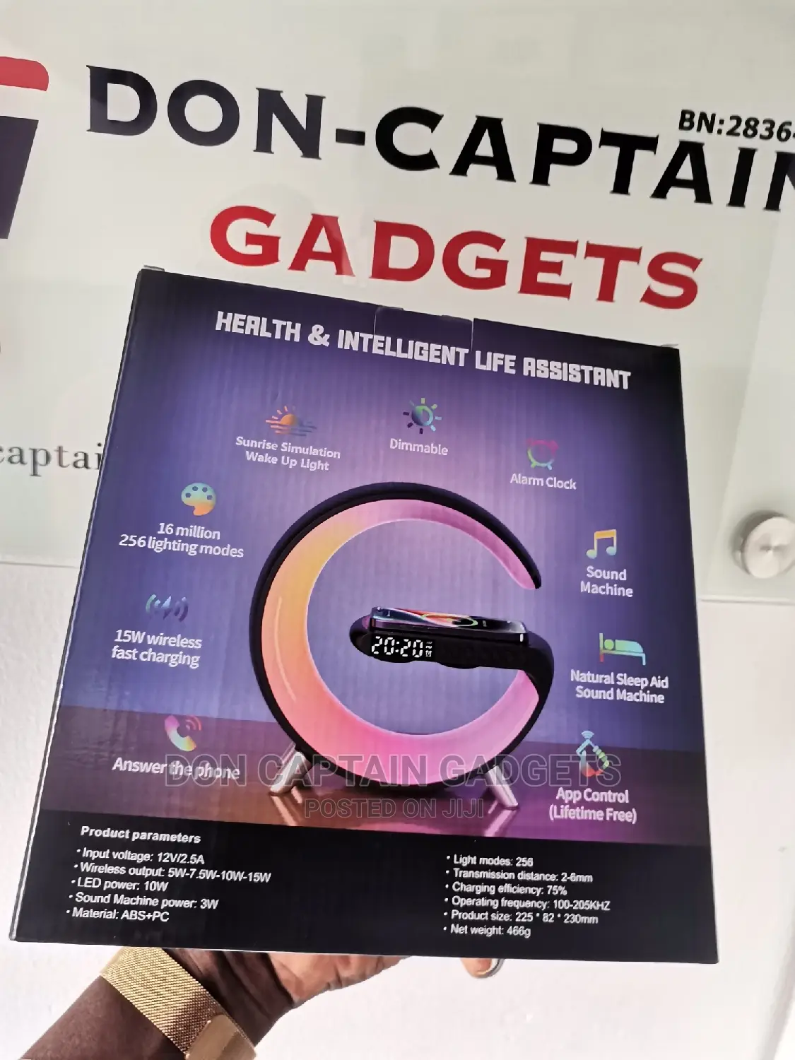 Smart Light Sound Machine / Fast Wireless Charging