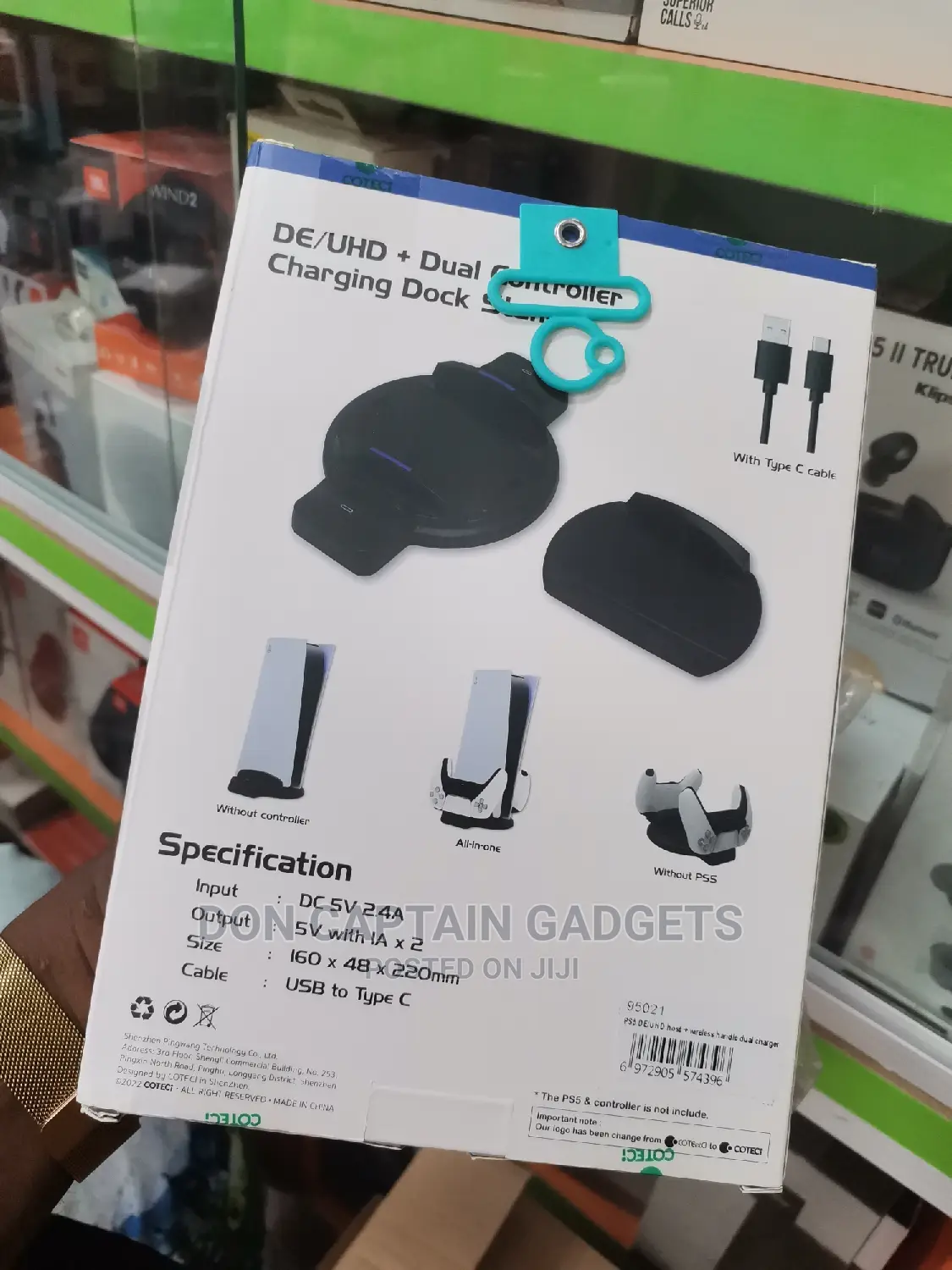 Ps5 Dual Controller Charging Dock Stand