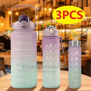 3pcs Motivational Drinking Bottle