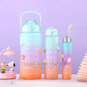 3pcs Motivational Drinking Bottle