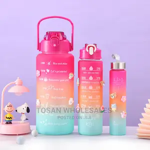 3pcs Motivational Drinking Bottle