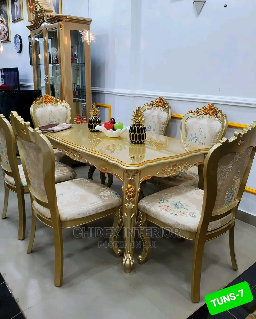 Gold Executive Royal Dining Table