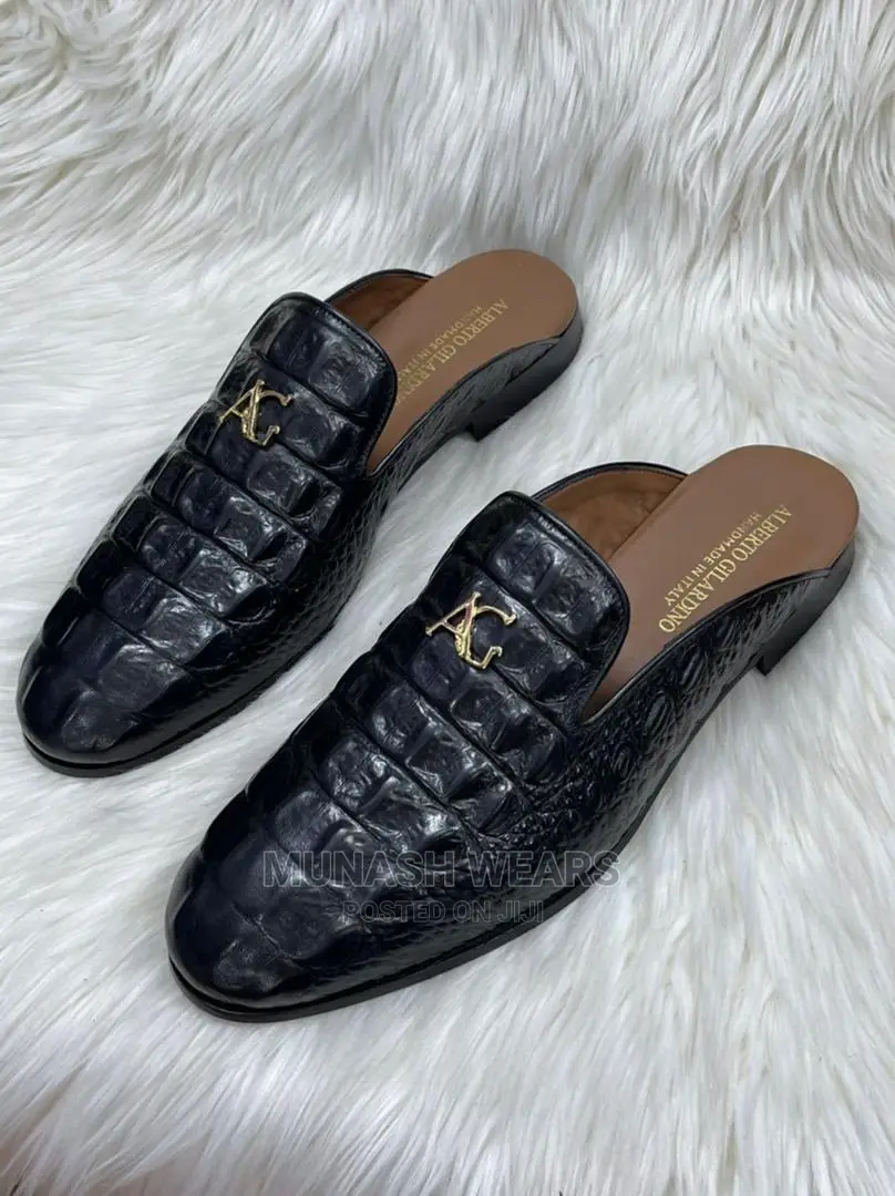 Italian Leather Half Shoe