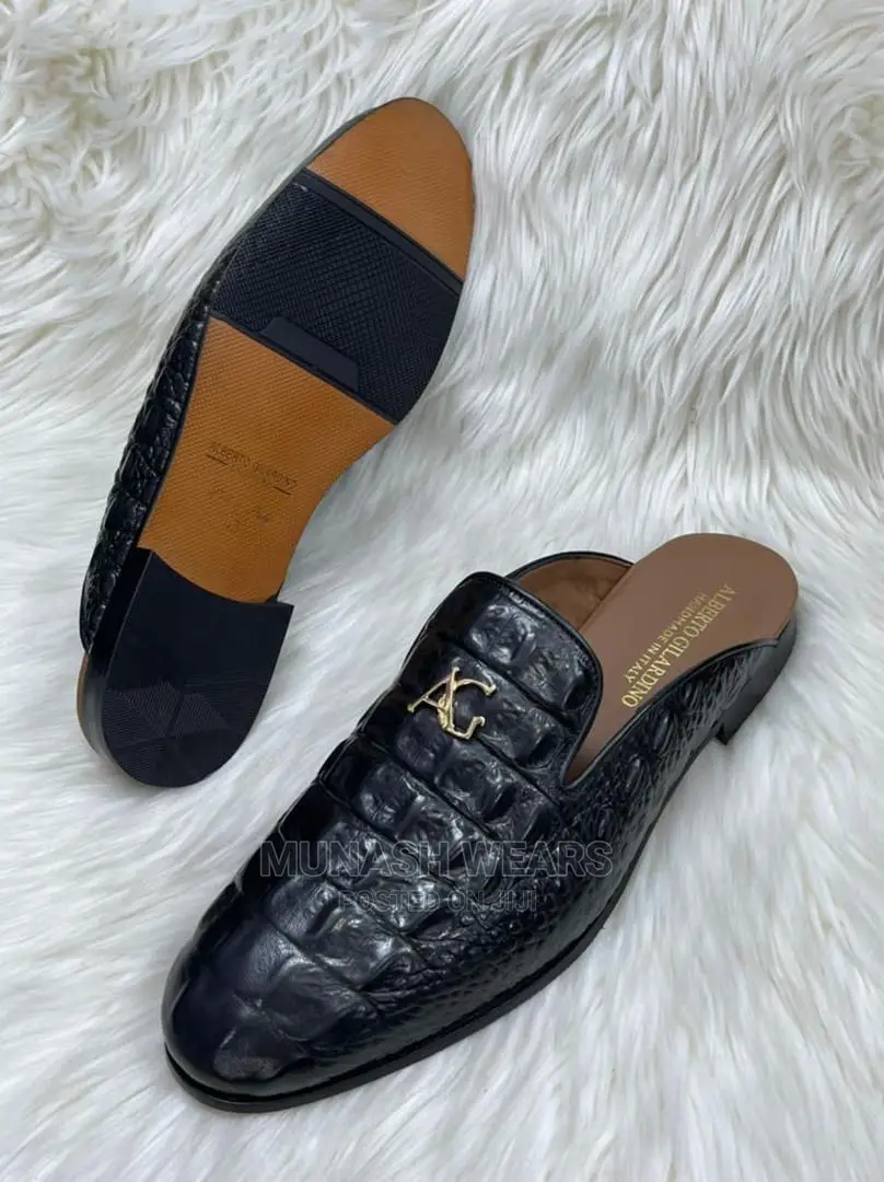 Italian Leather Half Shoe