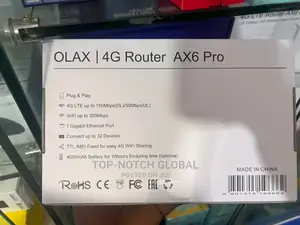 Olax 4G LTE Router Ax6 PRO