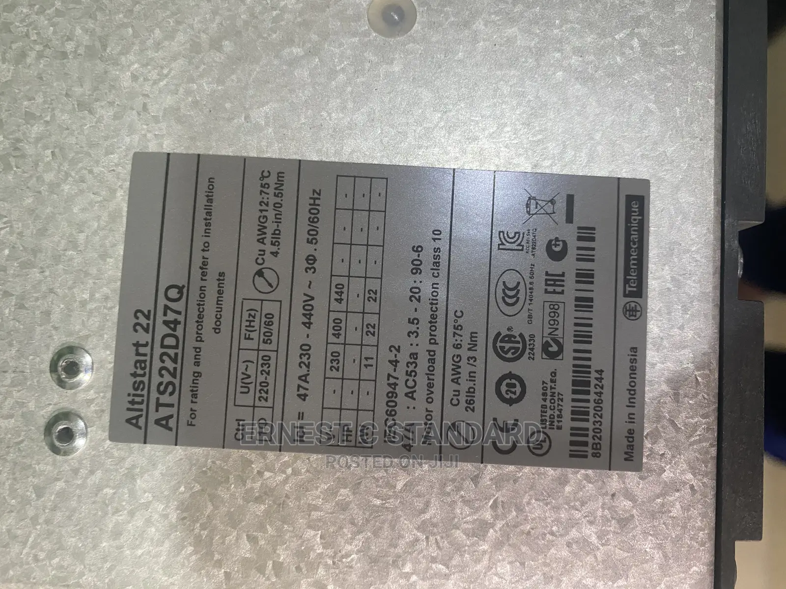 Schneider Soft Start 11kw