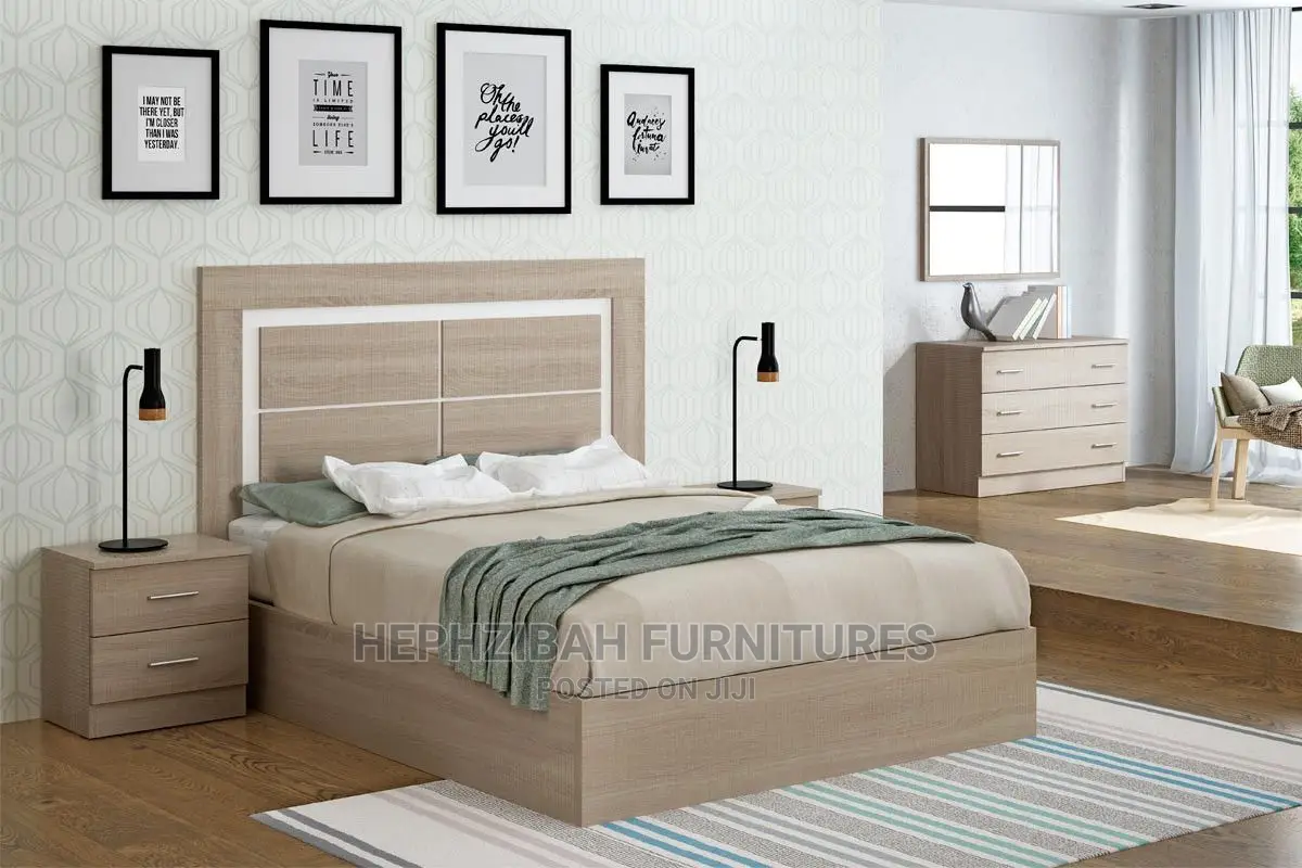 6 X 6 Executive Master Bedframe With 2 Bedside Drawer