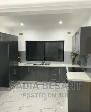 Contemporary Kitchen Cabinet Design With Accessories