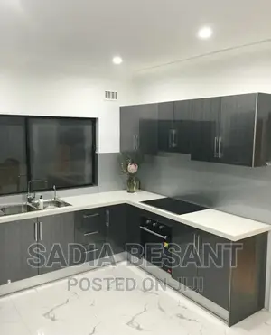Contemporary Kitchen Cabinet Design With Accessories