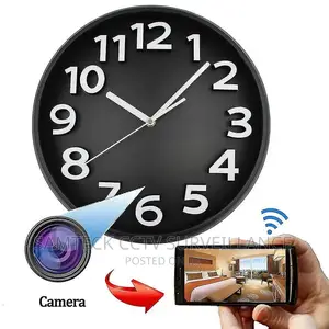Spy Wall Clock Hidden Camera 1080p