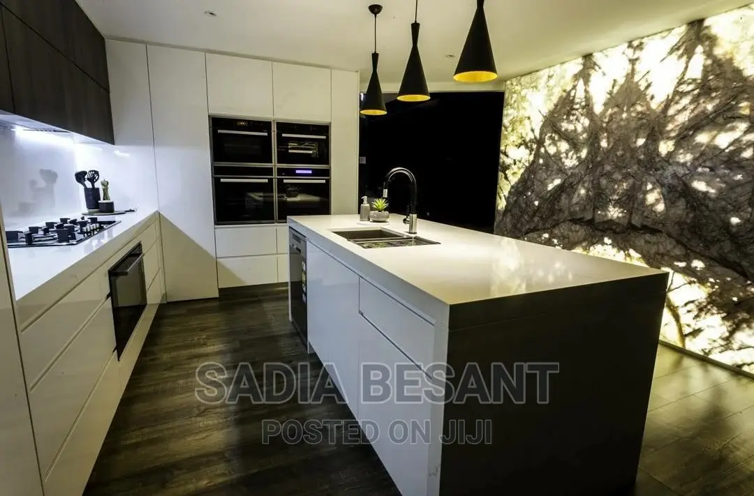 Luxury Kitchen Cabinet Design With Accessories