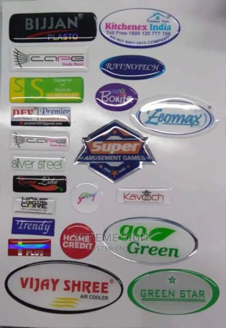 Dome Sticker and Branding