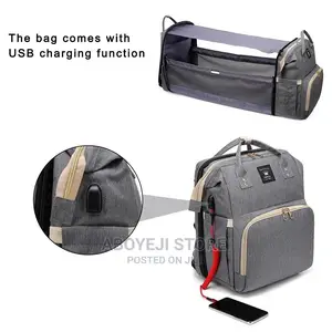 2 In1 Multifunctional Diaper Bag and Travel Backpack