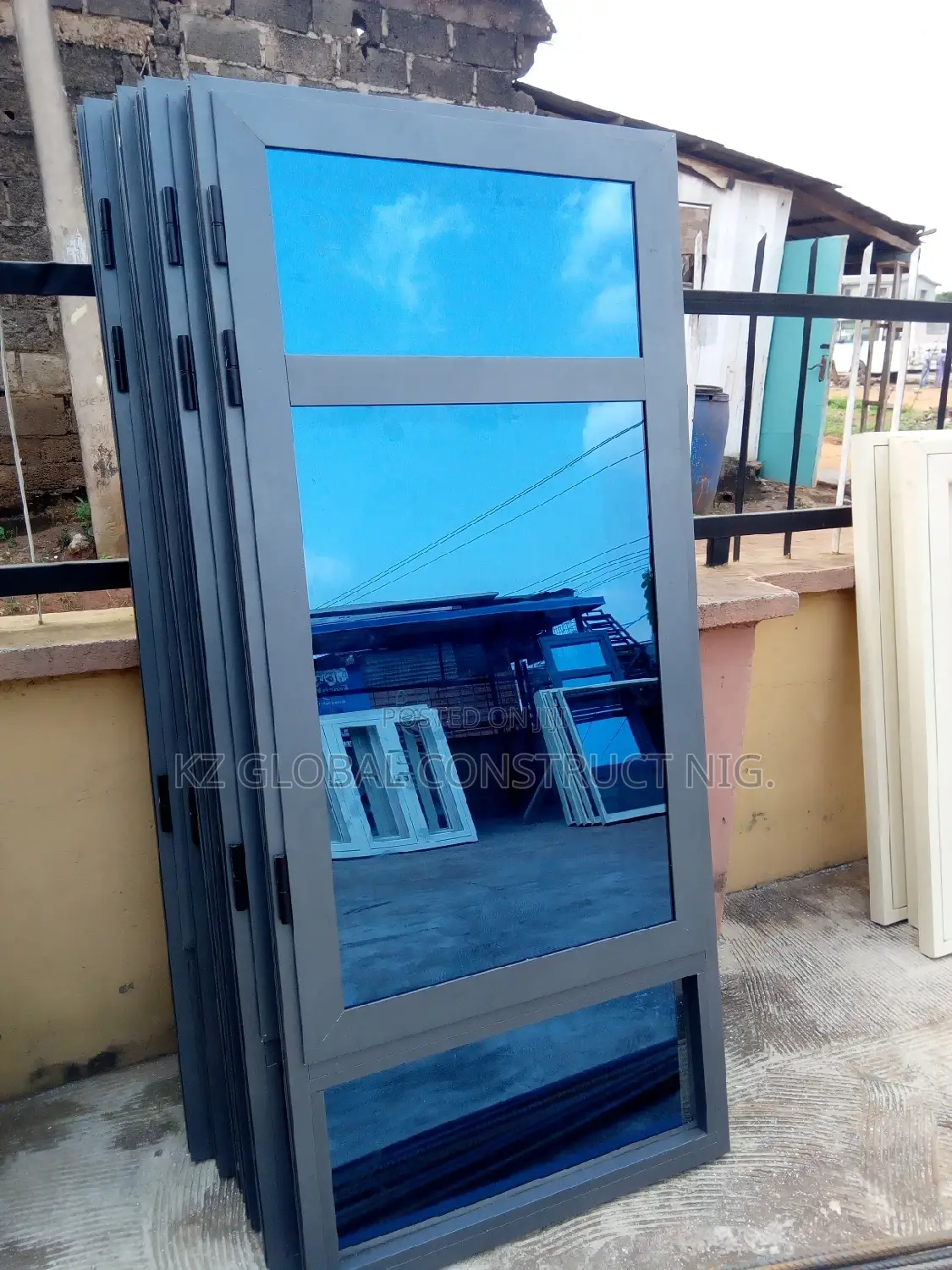 2ft X 4ft Aluminum Casement Window With Only Net Works