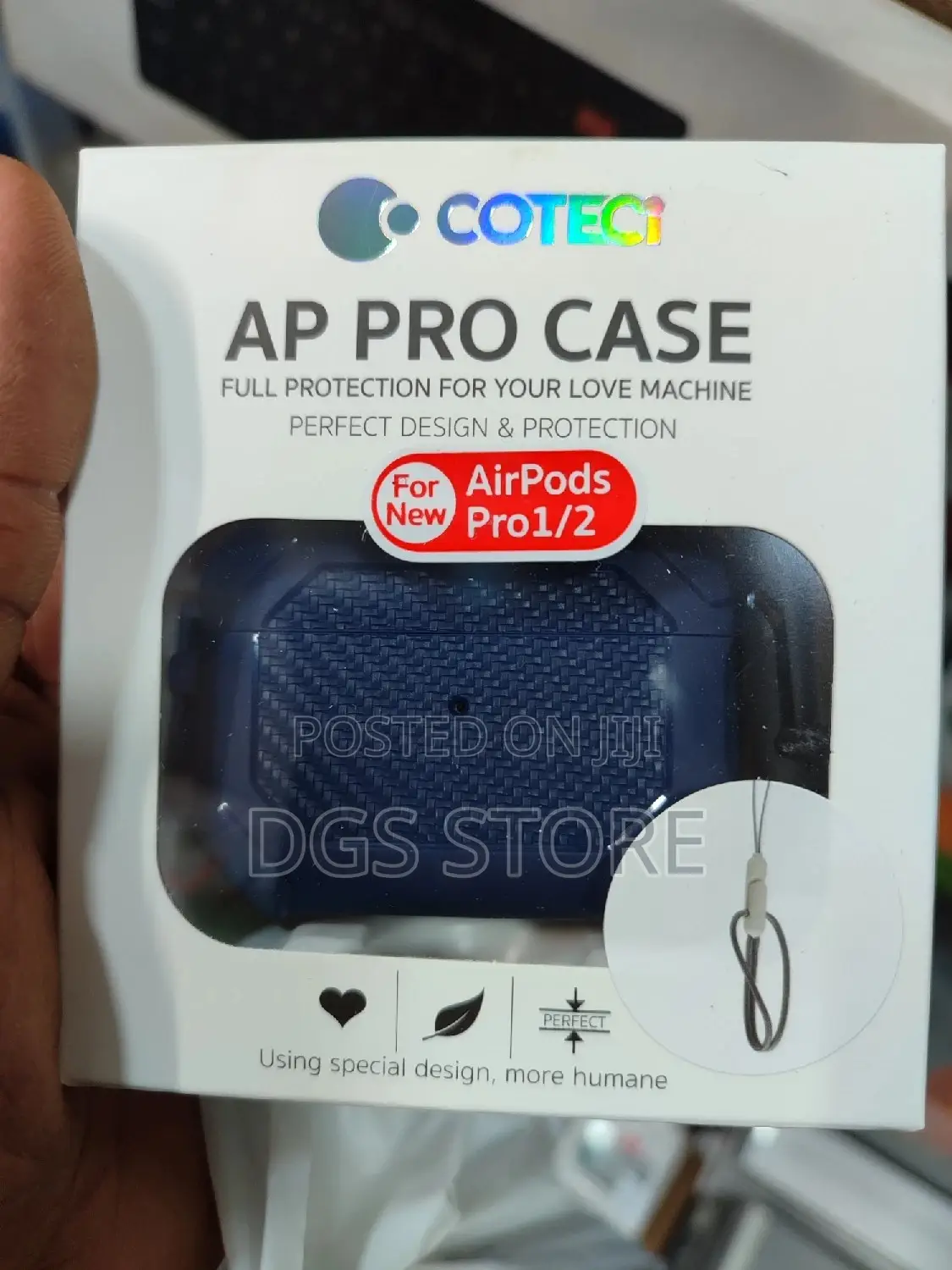 Coteci Carbon Fiber Protective Case for Airpods Pro