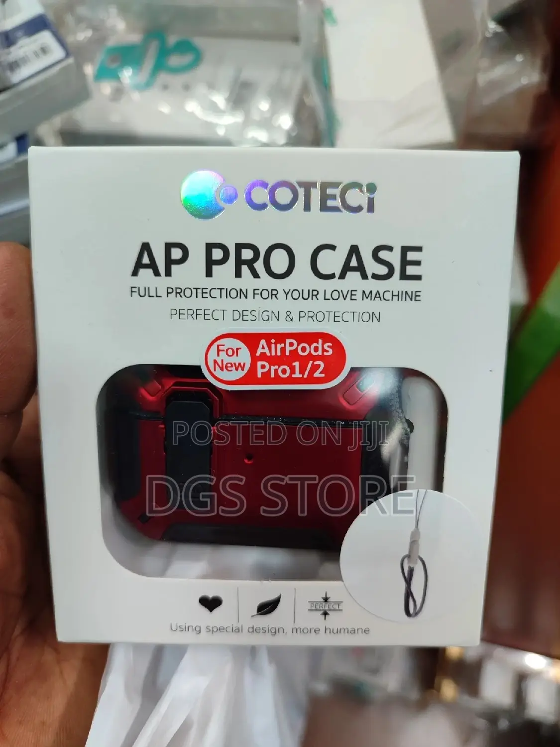 Coteci Carbon Fiber Protective Case for Airpods Pro