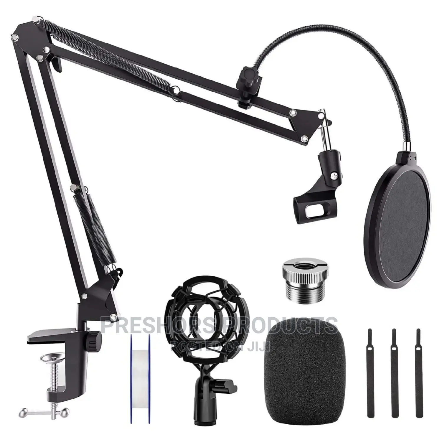 Adjustable Microphone Desk Stand
