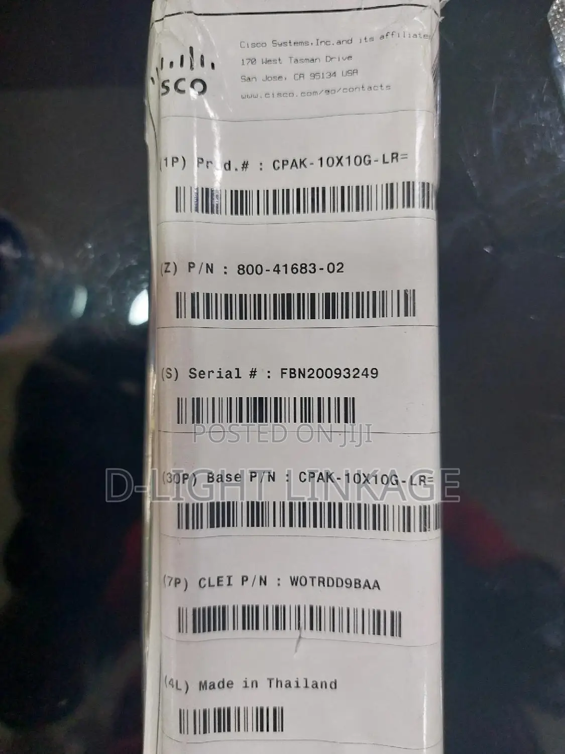 Cpak-10x10g-Lr Cisco SFP Module