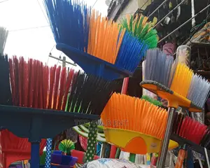 Sweeping Brush With Iron Stick