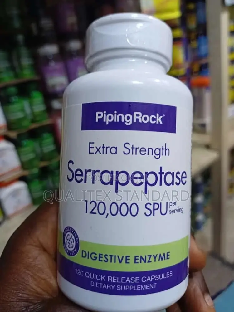 Pipingrock Serrapeptase 120,000 SPU Per Serving