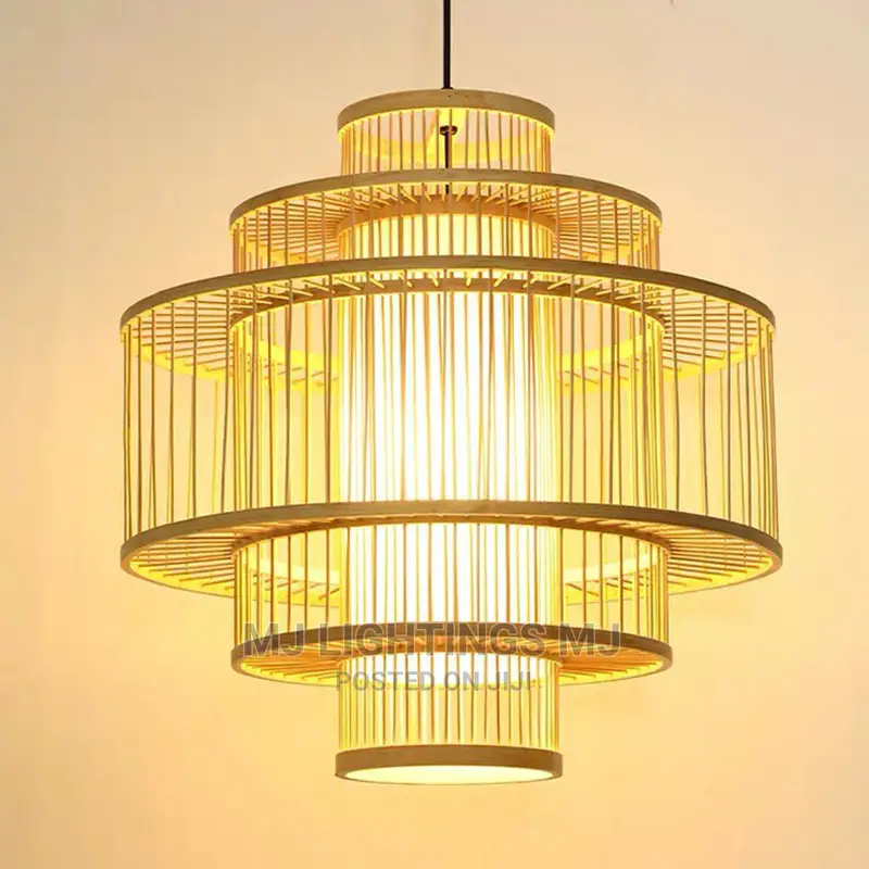 Natural Bamboo Pendant Lamp.