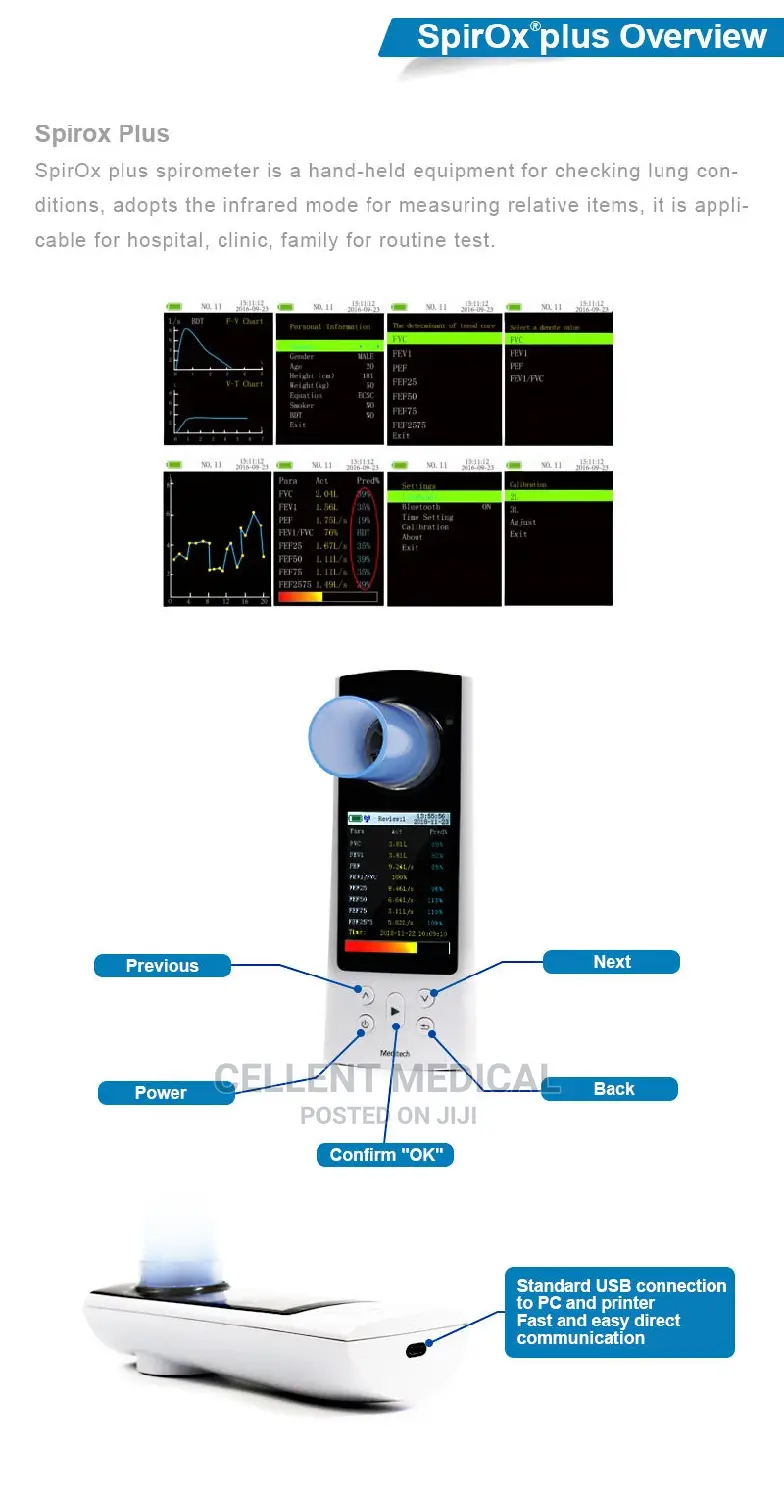 Spirometer Sp80d