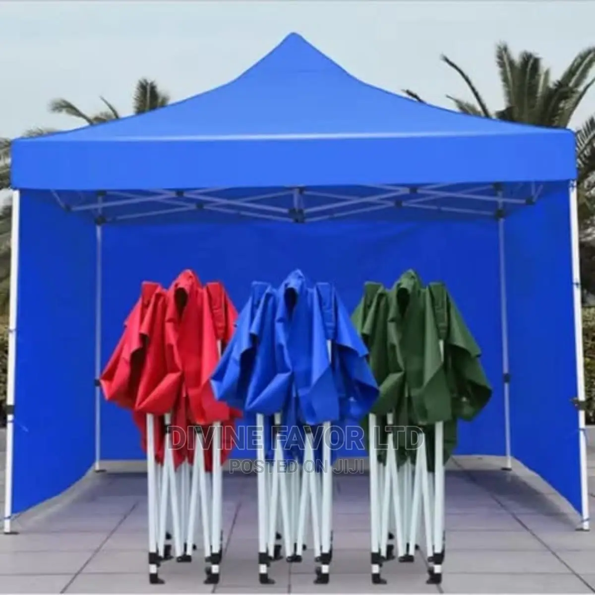 Foldable Canopy 10 by 10 Feet,Side Covers Inclusive
