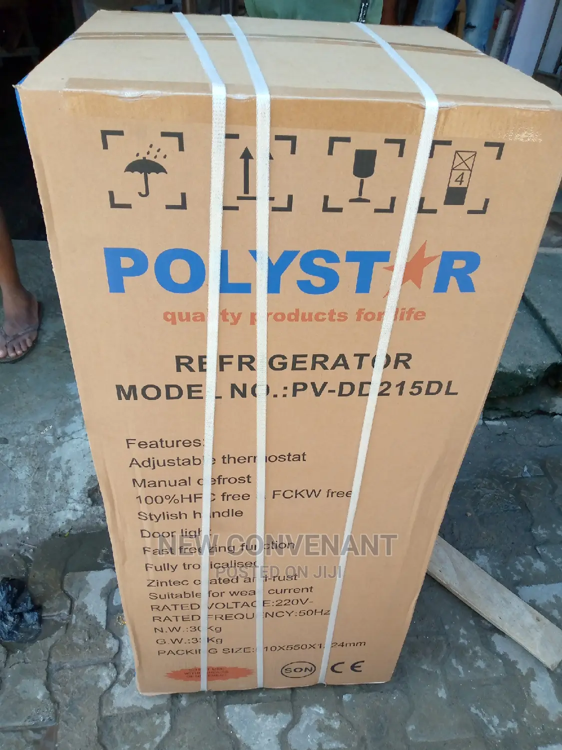Original Polystar Refrigerator Model No Pv-Dd215dl
