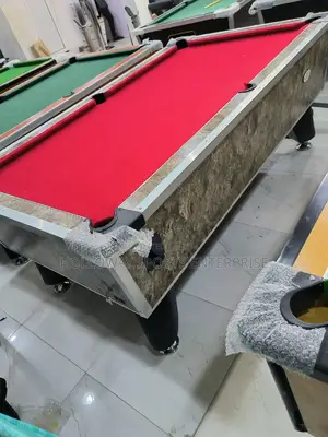 New 7ft Low Cost Pool Table RED COLOR