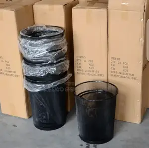 Metal Mesh Round Waste Basket Metal Trash Bin
