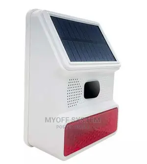 Wireless 433mhz Outdoor Solar Alarm Sound Light Flash Alarm