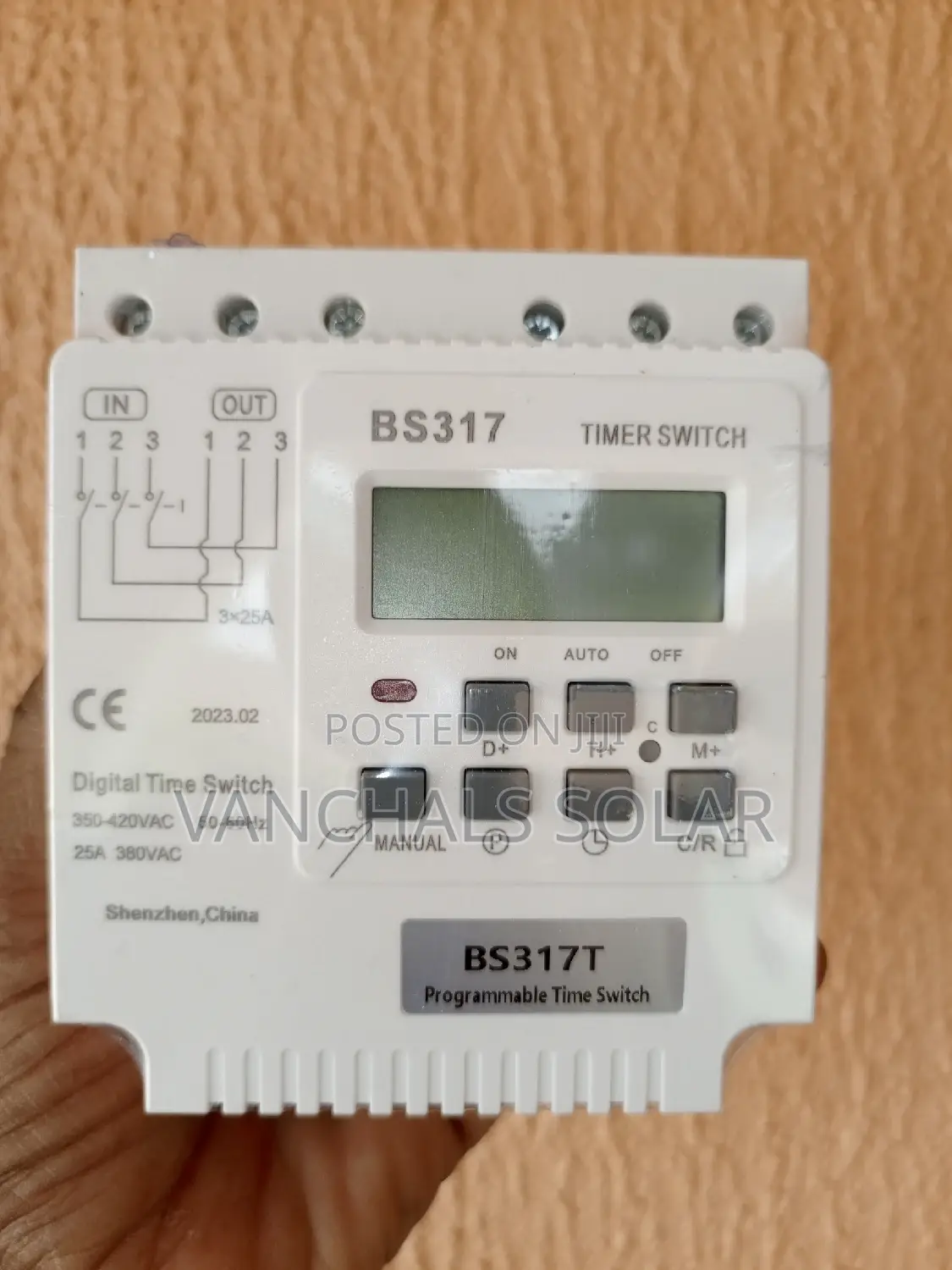 Three Phase Digital Timer Switch