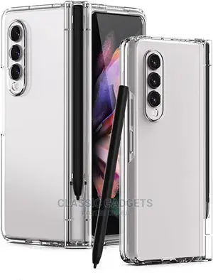 Crystal Clear Case With S Pen Holder for Galaxy Fold 5/3 /4